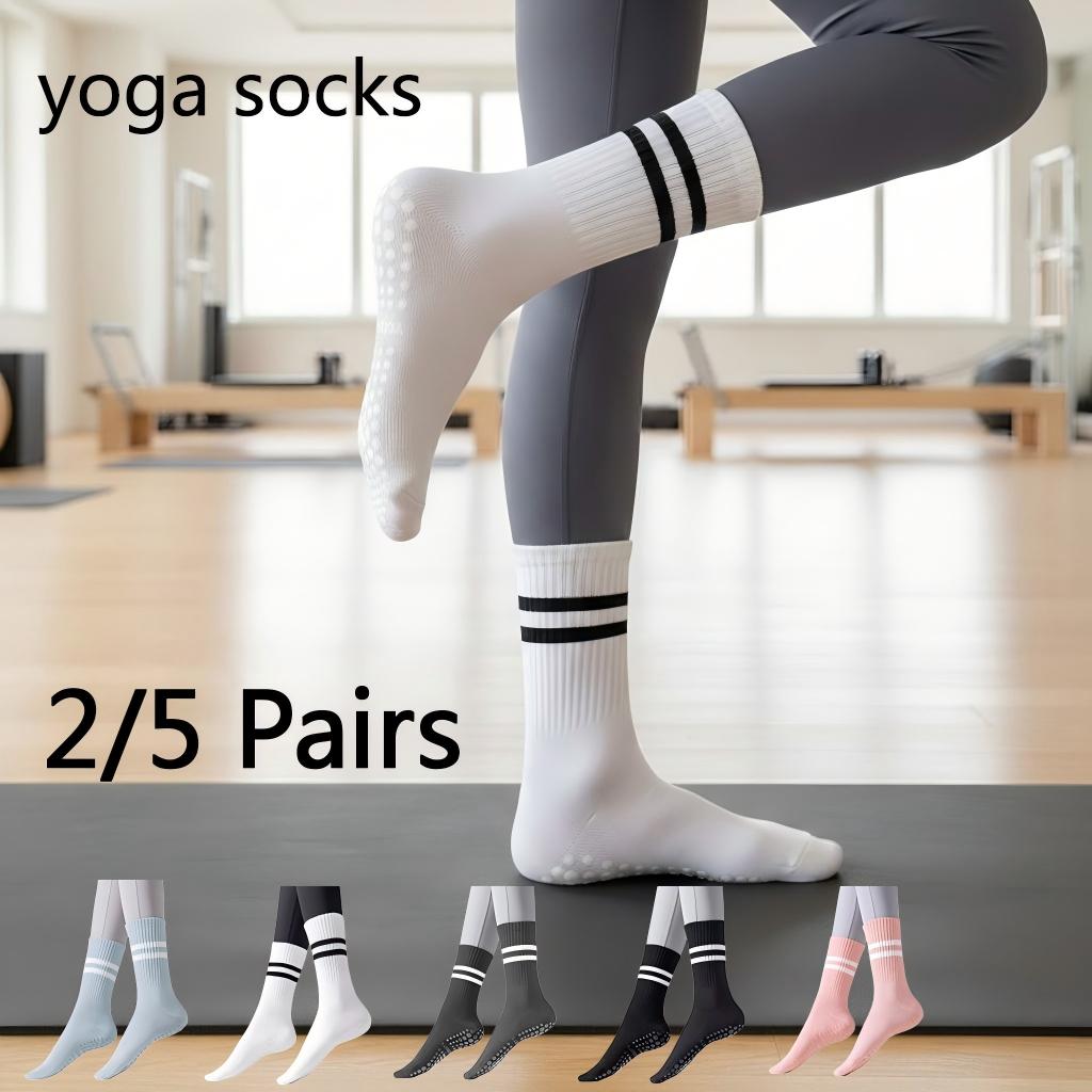 Pilate Yoga Workout - Женские нескользящие носки для йоги, противоскользящие