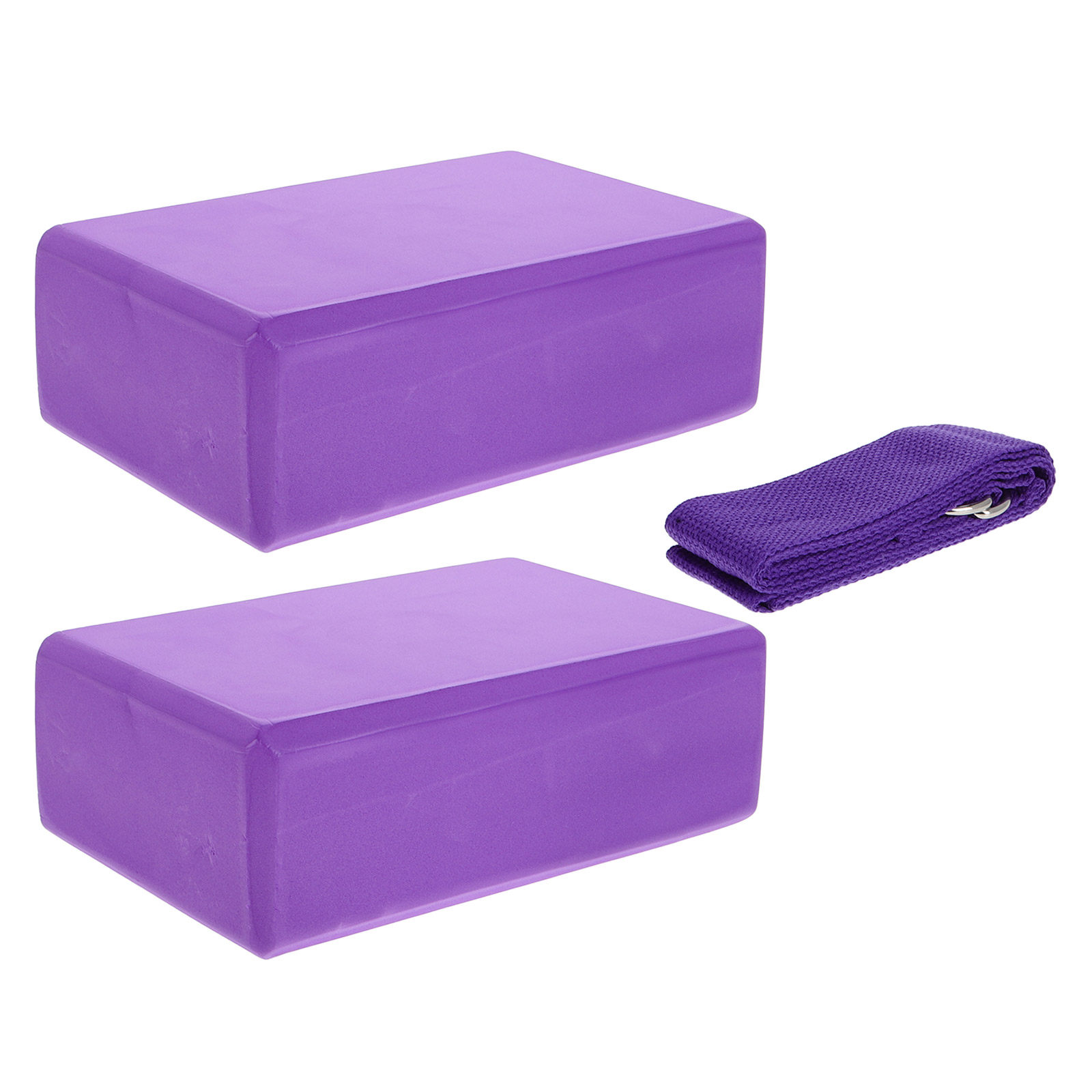 Pilates Yoga Block - Набор из 3-х йога-блоков из пеноматериала