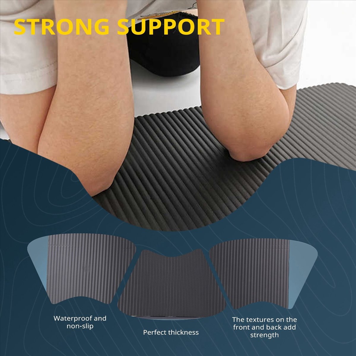 Pilates Yoga Knee Pads - Коврик для йоги Doings толщиной 15