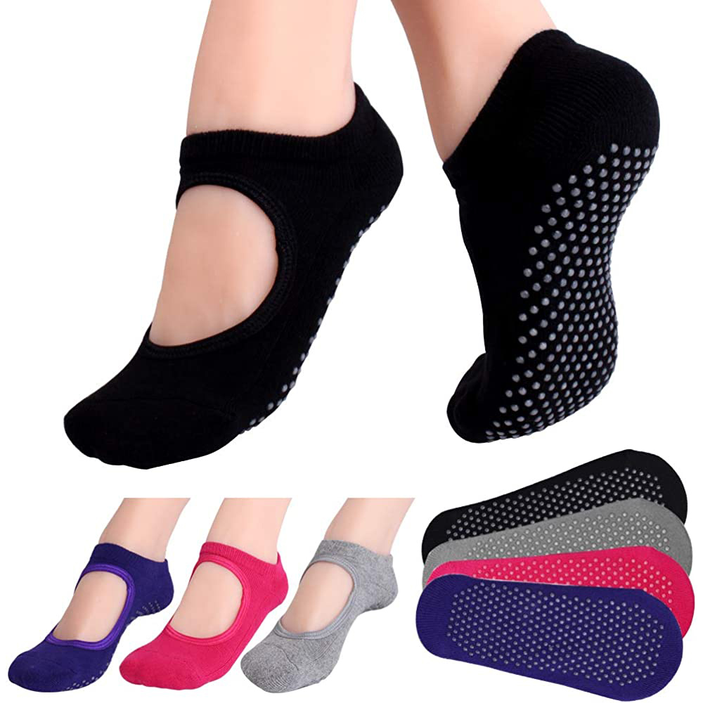 Pilates Yoga Grip Socks - Нескользящие носки для фитнеса и пилатеса