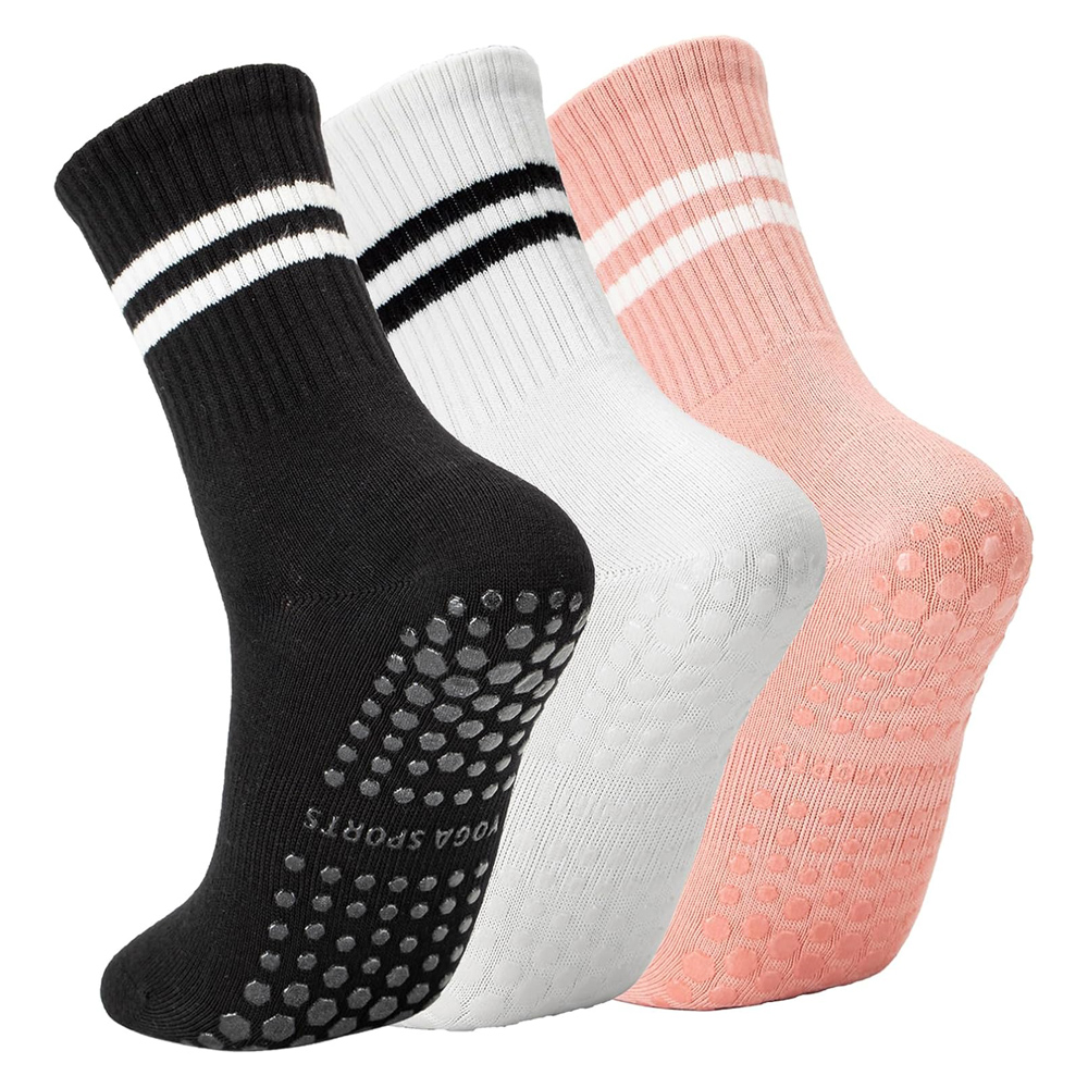 Pilates Yoga Grip Socks - Женские носки для йоги-пилатеса с ручками,