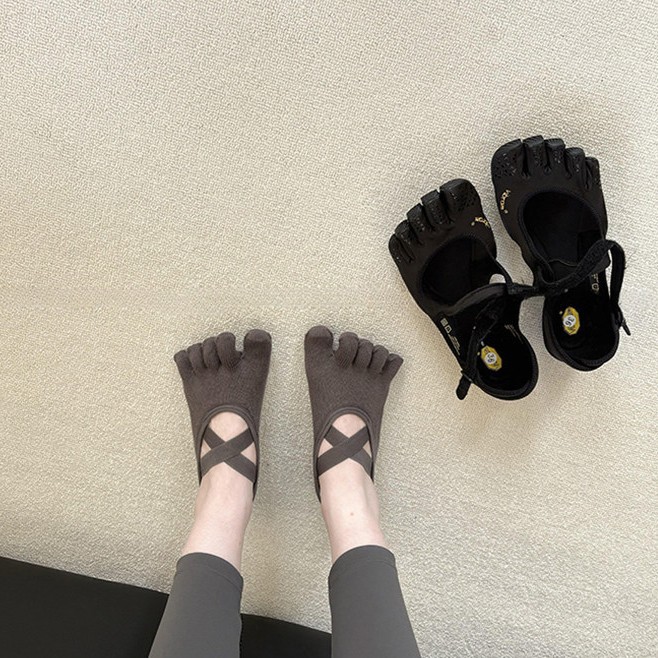Pilates Yoga Grip Socks - Женские носки для йоги с перекрестными