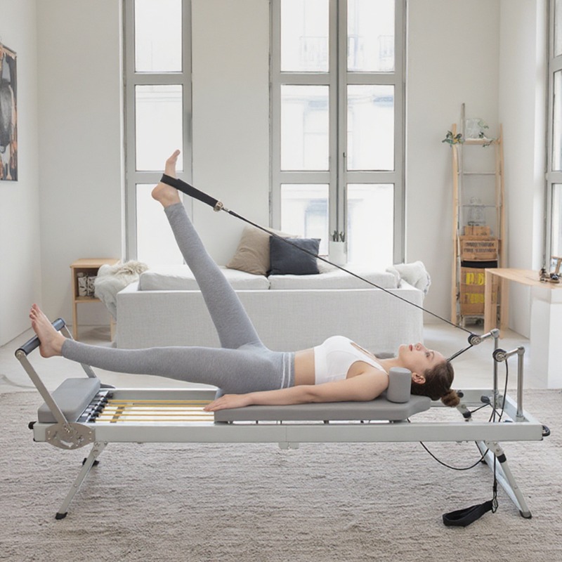 Pilates Yoga For Weight Loss - Большое складное оборудование для пилатеса-реформера, кровать