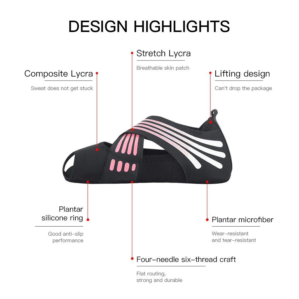 Профессиональные нескользящие  – обзор и цена Pilates Yoga Shoes