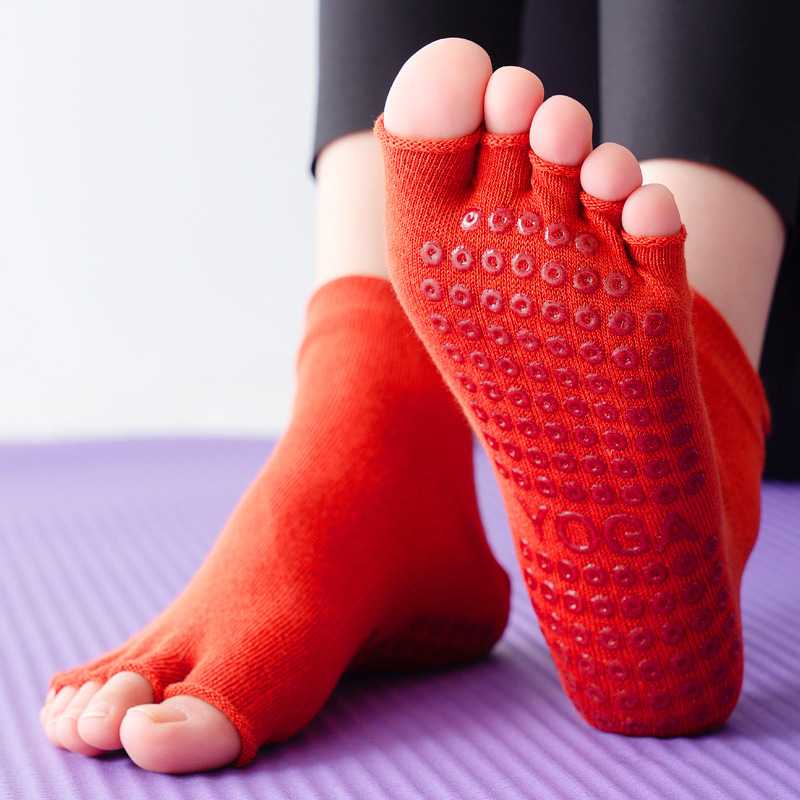 Носки Для Йоги Нескользящие си – обзор и цена Pilates Yoga Grip Socks