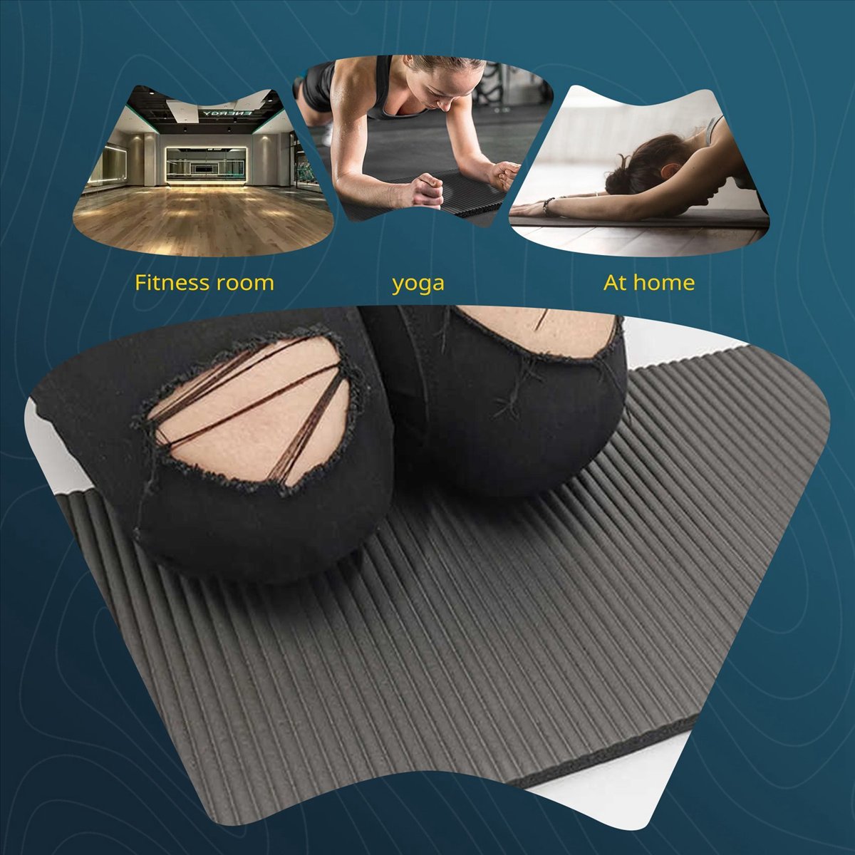 Коврик для йоги Doings толщино – обзор и цена Pilates Yoga Knee Pads