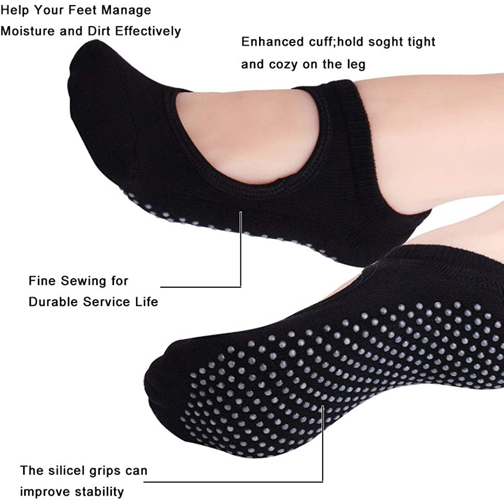 Нескользящие носки для фитнеса – обзор и цена Pilates Yoga Grip Socks