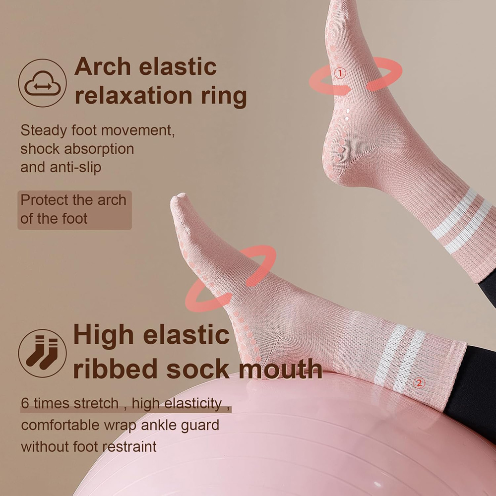 Женские носки для йоги-пилатес – обзор и цена Pilates Yoga Grip Socks