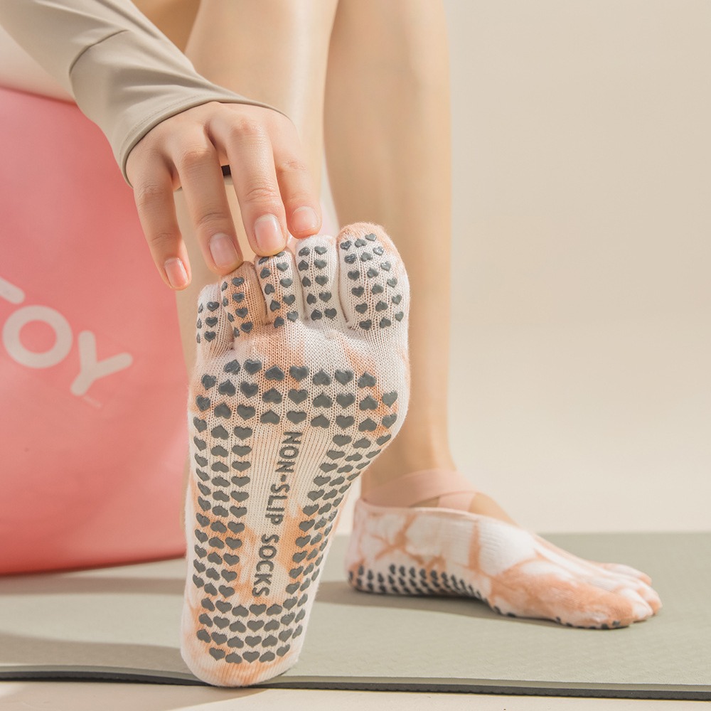 Женские носки для йоги с пятью – обзор и цена Pilates Yoga Grip Socks