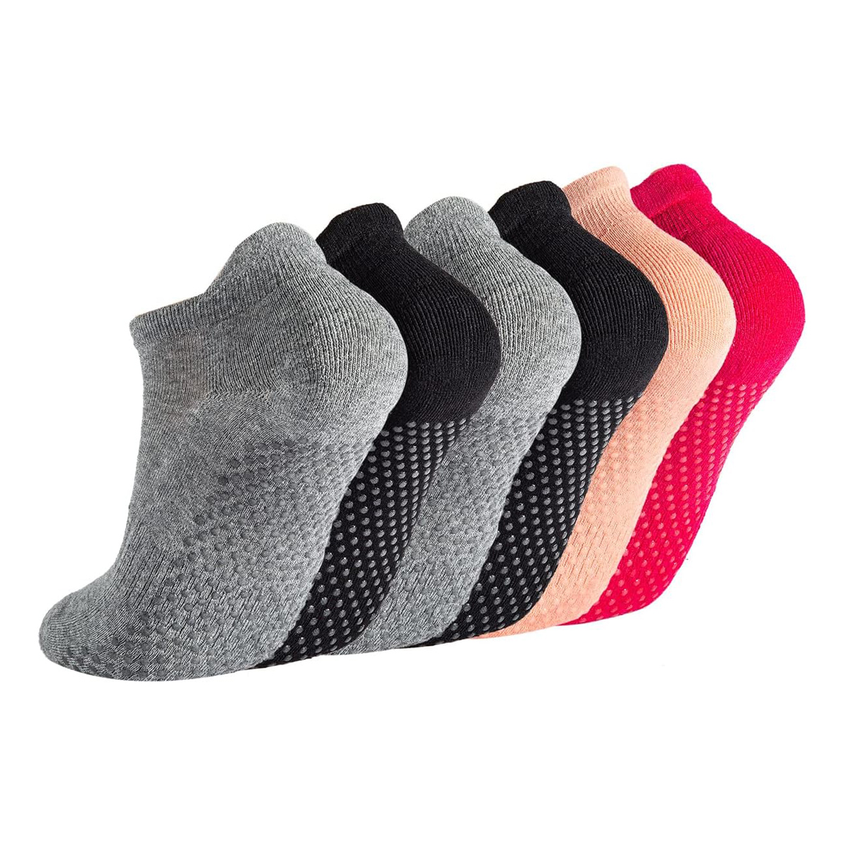 6 пар носков для йоги для женщ – обзор и цена Pilates Yoga Grip Socks