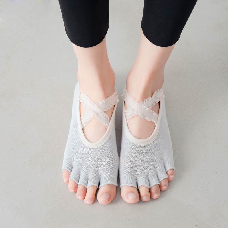 Носки для йоги с пятью пальцам – обзор и цена Pilates Yoga Grip Socks